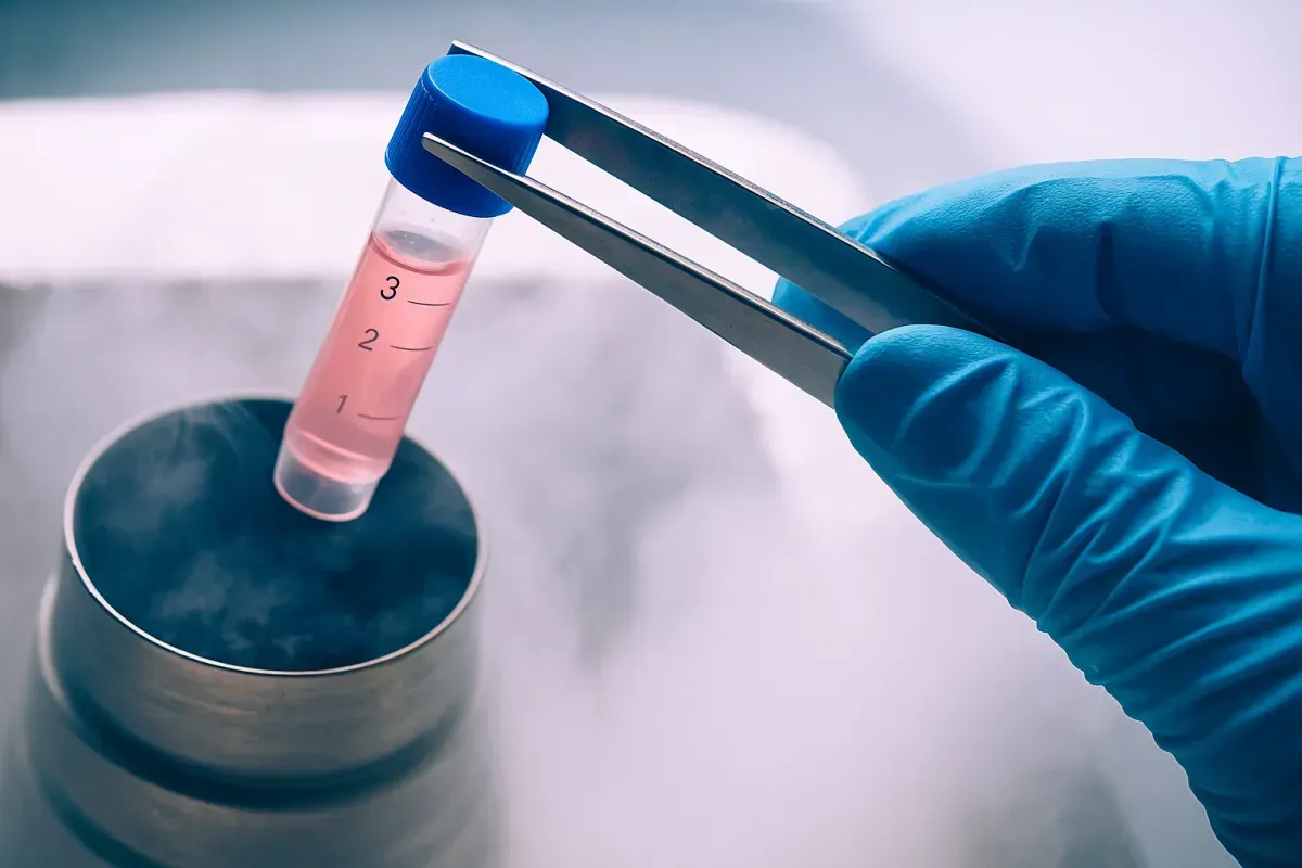 Patient receiving regenerative therapy