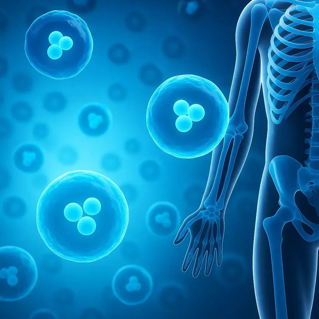 Doctor preparing stem cell injection at XCELLS clinic